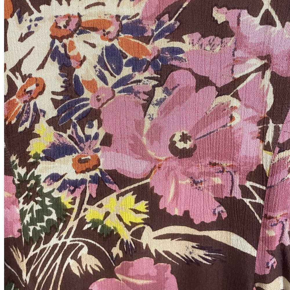 O'Neill Poppit  Floral Long Sleeve Mini Dress Size Small - Picture 12 of 17